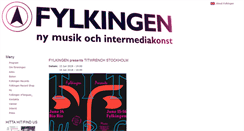 Desktop Screenshot of fylkingen.se